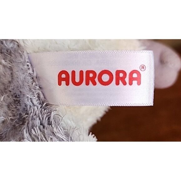 Aurora NUTTY Gray Squirrel Plush Mini Flopsie 6" Realistic Animal Grey Stuffed - Picture 7 of 10